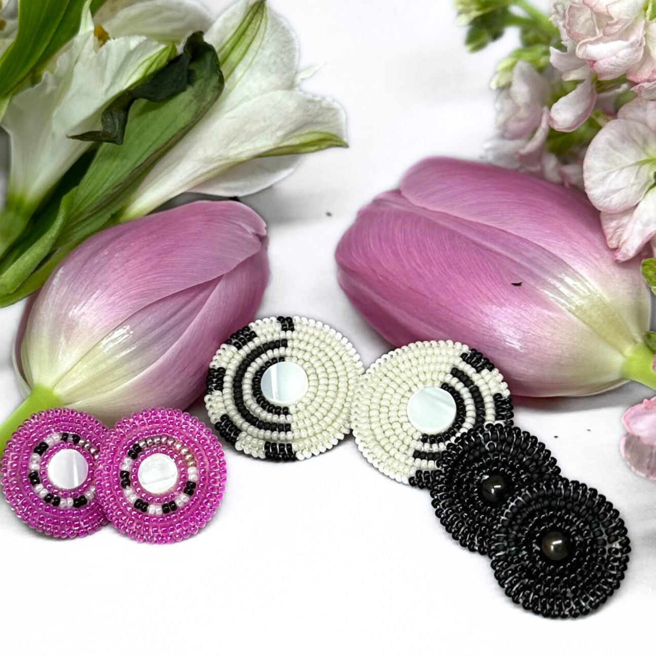 Celestial Pearl Statement Earrings