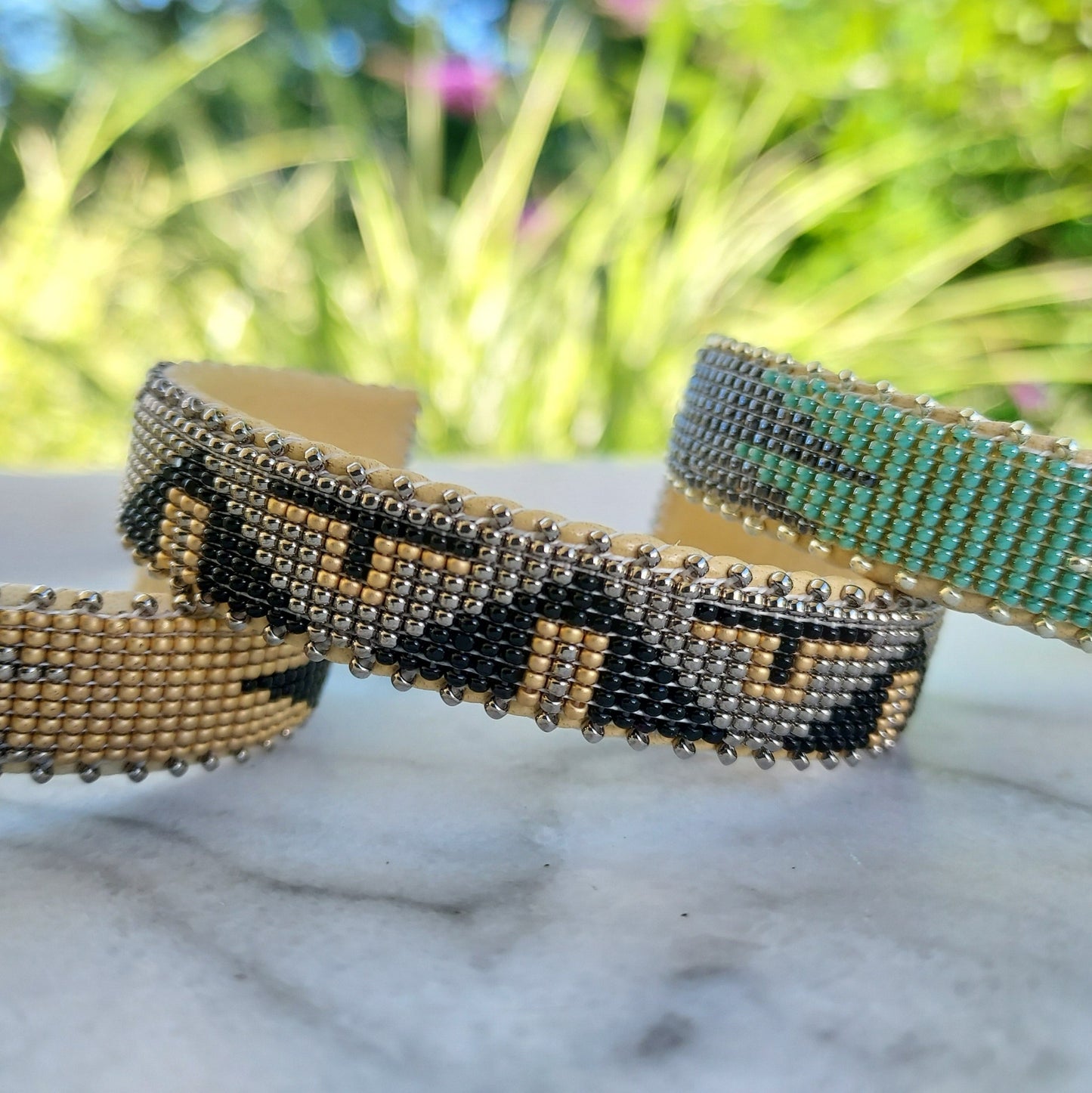 Etkie Bracelet - Canyon Glass Cuff Small