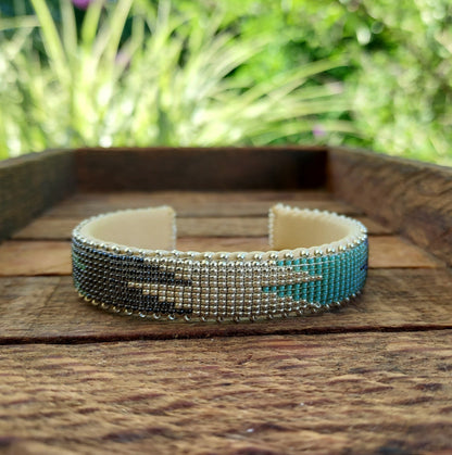 Etkie Bracelet - Tess Glass Cuff Small